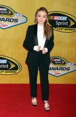 SABRINA CARPENTER at Nascar Sprint Cup Series Auto Racing Awards in Las Vegas 12/04/2015