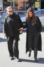SALMA HAYEK and Her Mother Diana Jimenez Medina Out in Beverly Hills 12/15/2015