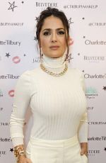 SALMA HAYEK at Charlotte Tilbury