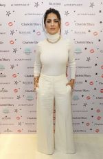 SALMA HAYEK at Charlotte Tilbury