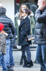 SALMA HAYEK ut in Gstaad, Switzerland 12/27/2015