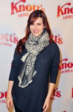 SARA RUE at Knott’s Merry Farm Countdown to Christmas and Tree Lighting 12/05/2015