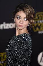 SARAH HYLAND at Star Wars: Episode VII – The Force Awakens Premiere in Hollywood 12/14/2015