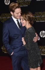 SARAH HYLAND at Star Wars: Episode VII – The Force Awakens Premiere in Hollywood 12/14/2015
