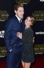SARAH HYLAND at Star Wars: Episode VII – The Force Awakens Premiere in Hollywood 12/14/2015