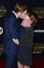 SARAH HYLAND at Star Wars: Episode VII – The Force Awakens Premiere in Hollywood 12/14/2015