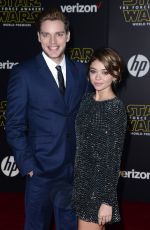 SARAH HYLAND at Star Wars: Episode VII – The Force Awakens Premiere in Hollywood 12/14/2015