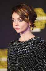 SARAH HYLAND at Star Wars: Episode VII – The Force Awakens Premiere in Hollywood 12/14/2015