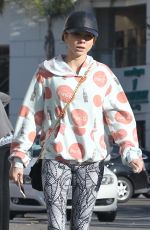 SARAH HYLAND Out Shopping at Urban Outfitters in Los Angeles 12/23/2015