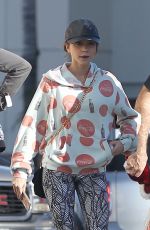 SARAH HYLAND Out Shopping at Urban Outfitters in Los Angeles 12/23/2015