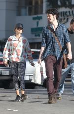 SARAH HYLAND Out Shopping at Urban Outfitters in Los Angeles 12/23/2015
