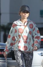 SARAH HYLAND Out Shopping at Urban Outfitters in Los Angeles 12/23/2015