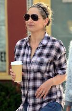 SARAH MICHELLE GELLAR Out Coffee in Santa Monica 12/01/2015