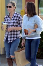 SARAH MICHELLE GELLAR Out Coffee in Santa Monica 12/01/2015