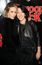 SARAH PAULSON at School of Rock Broadway Opening Night in New York 12/06/2015