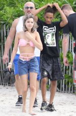 SARAH SNYDER in Bikini at a Beach in Miami 12/19/2015