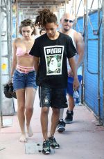 SARAH SNYDER in Bikini at a Beach in Miami 12/19/2015