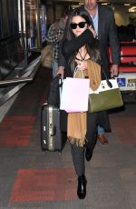 SELENA GOMEZ at Philadelphia International Airport 12/09/2015