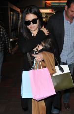 SELENA GOMEZ at Philadelphia International Airport 12/09/2015