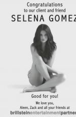SELENA GOMEZ in Billboard Magazine, December 2015 Issue