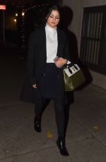 SELENA GOMEZ Leaves Joanne Trattoria Restaurant in New York 12/11/2015