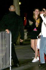 SELENA GOMEZ Leaves Staples Center in Los Angeles 12/04/2015