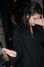 SELENA GOMEZ Leaves The Edition Hotel in London 12/14/2015