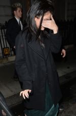 SELENA GOMEZ Leaves The Edition Hotel in London 12/14/2015