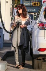 SELMA BLAIR at a Gas Station in Sherman Oaks 12/05/2015