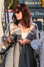 SELMA BLAIR at a Gas Station in Sherman Oaks 12/05/2015