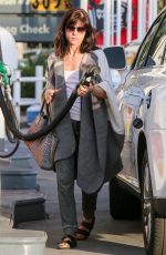 SELMA BLAIR at a Gas Station in Sherman Oaks 12/05/2015