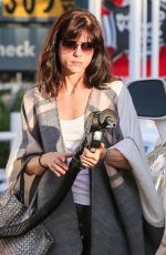 SELMA BLAIR at a Gas Station in Sherman Oaks 12/05/2015