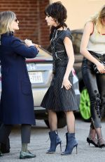 SELMA BLAIR on the Set of American Crime Story in Hollywood 12/15/2015