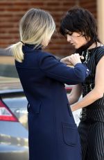 SELMA BLAIR on the Set of American Crime Story in Hollywood 12/15/2015