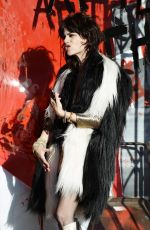 SELMA BLAIR on the Set of American Crime Story in Hollywood 12/15/2015