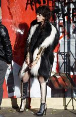 SELMA BLAIR on the Set of American Crime Story in Hollywood 12/15/2015