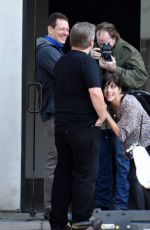 SELMA BLAIR on the Set of American Crime Story in Hollywood 12/21/2015
