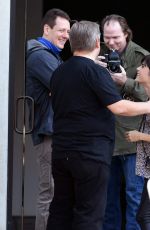 SELMA BLAIR on the Set of American Crime Story in Hollywood 12/21/2015