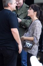 SELMA BLAIR on the Set of American Crime Story in Hollywood 12/21/2015