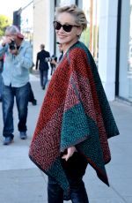 SHARON STONE Out Shopping Rugs in Beverly Hills 12/04/2015