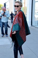 SHARON STONE Out Shopping Rugs in Beverly Hills 12/04/2015