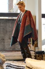 SHARON STONE Out Shopping Rugs in Beverly Hills 12/04/2015
