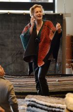 SHARON STONE Out Shopping Rugs in Beverly Hills 12/04/2015