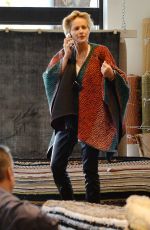 SHARON STONE Out Shopping Rugs in Beverly Hills 12/04/2015