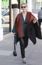 SHARON STONE Out Shopping Rugs in Beverly Hills 12/04/2015
