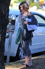 SHENAE GRIMES at a Yoga Class in Los Angeles 12/02/2015