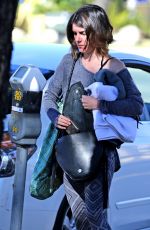 SHENAE GRIMES at a Yoga Class in Los Angeles 12/02/2015