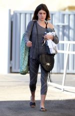 SHENAE GRIMES at a Yoga Class in Los Angeles 12/02/2015