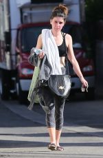 SHENAE GRIMES at a Yoga Class in Los Angeles 12/02/2015