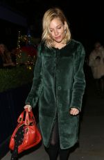 SIENNA MILLER Arrives at Love Magazine Christmas Party in London 12/18/2015